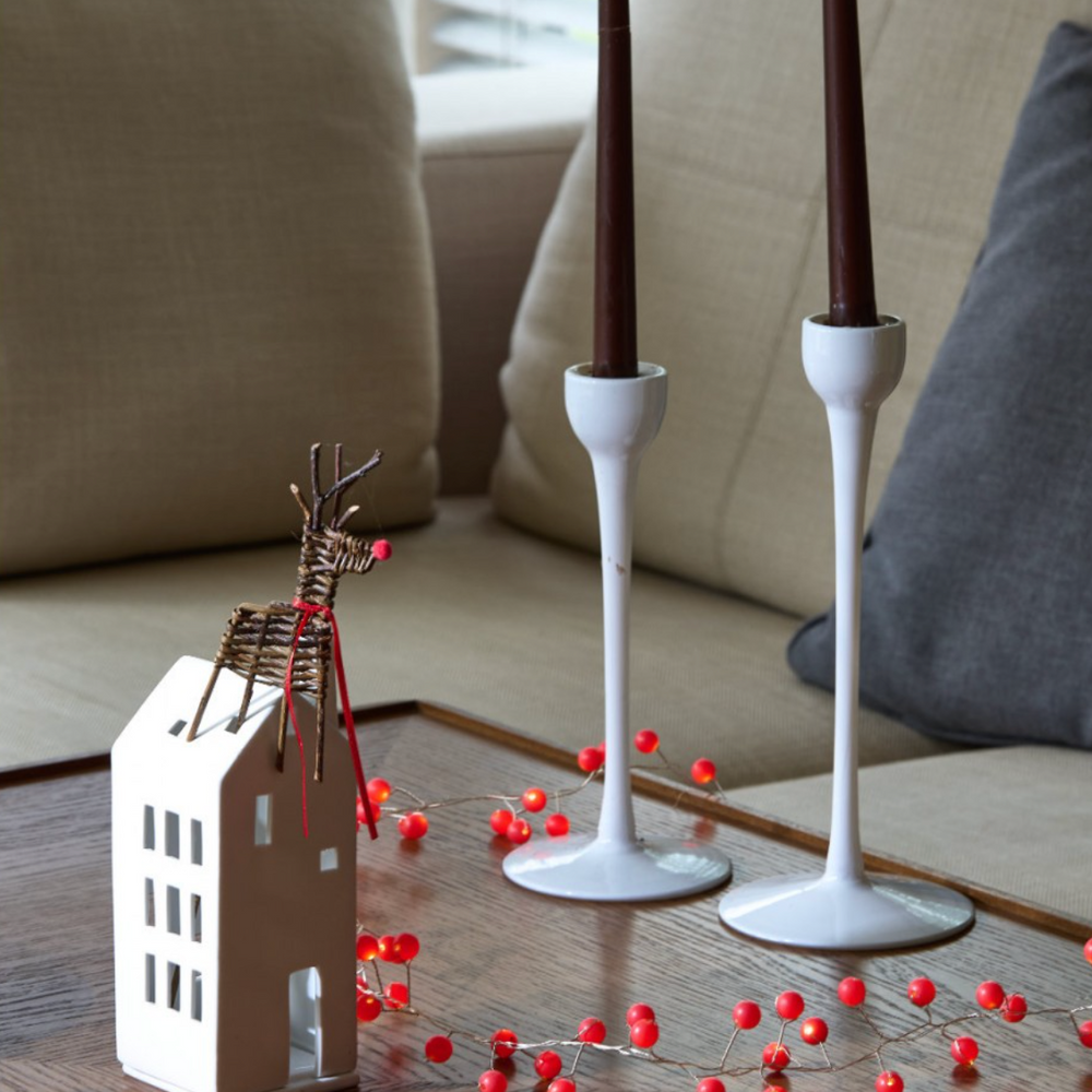 Snowberry LED Fairy Lights,Red (Battery Operated)