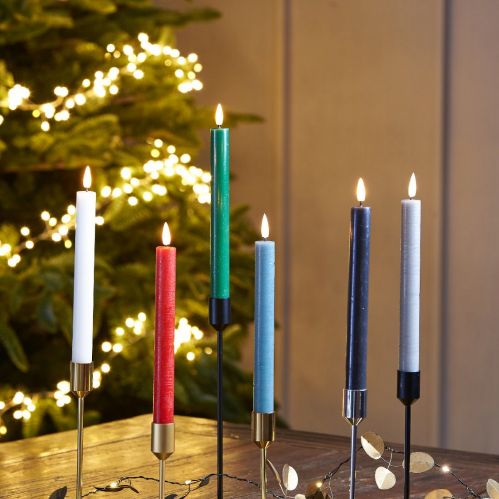 Candle Holder, Matt Black ( Set Of 3 )