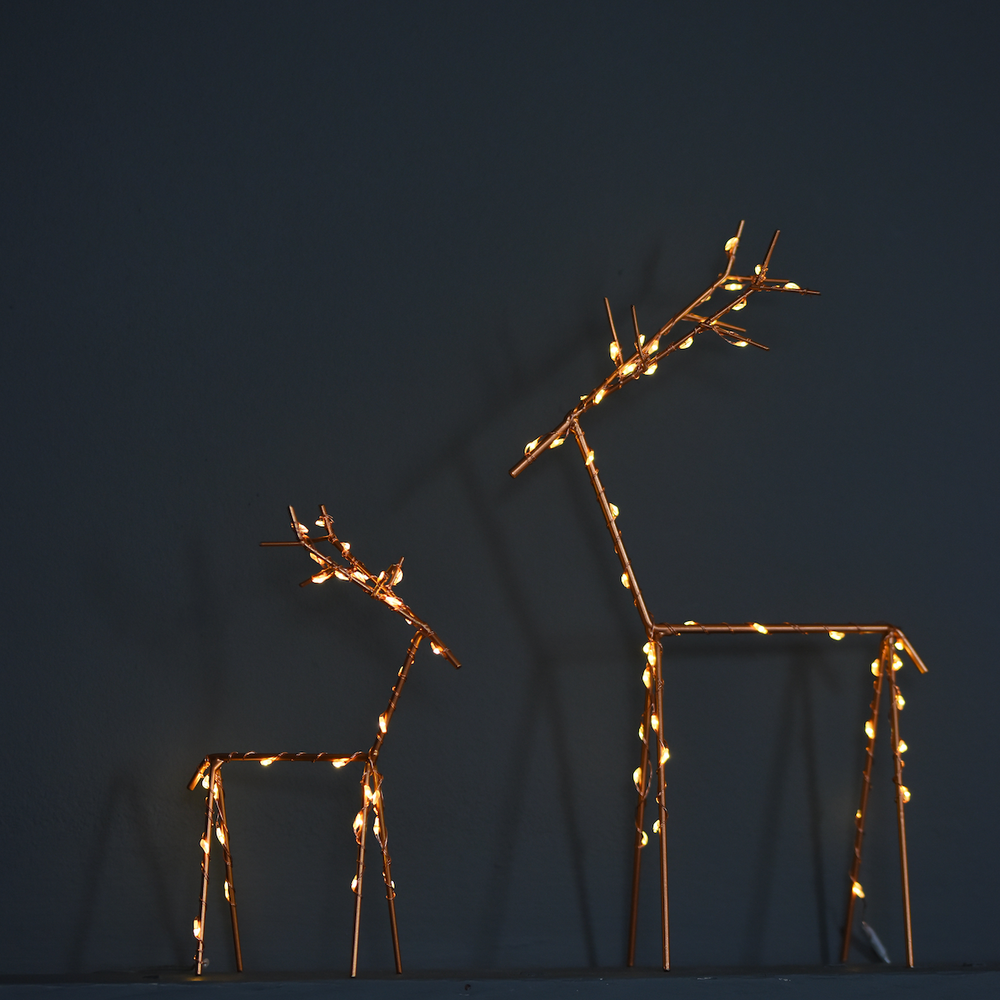 LED Table Top Wire Deer,Large(Battery Operated)