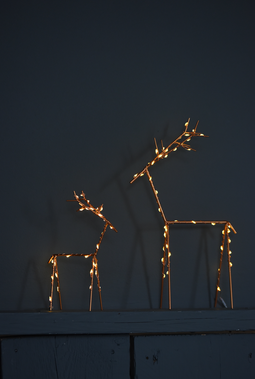 LED Table Top Wire Deer,Large(Battery Operated)