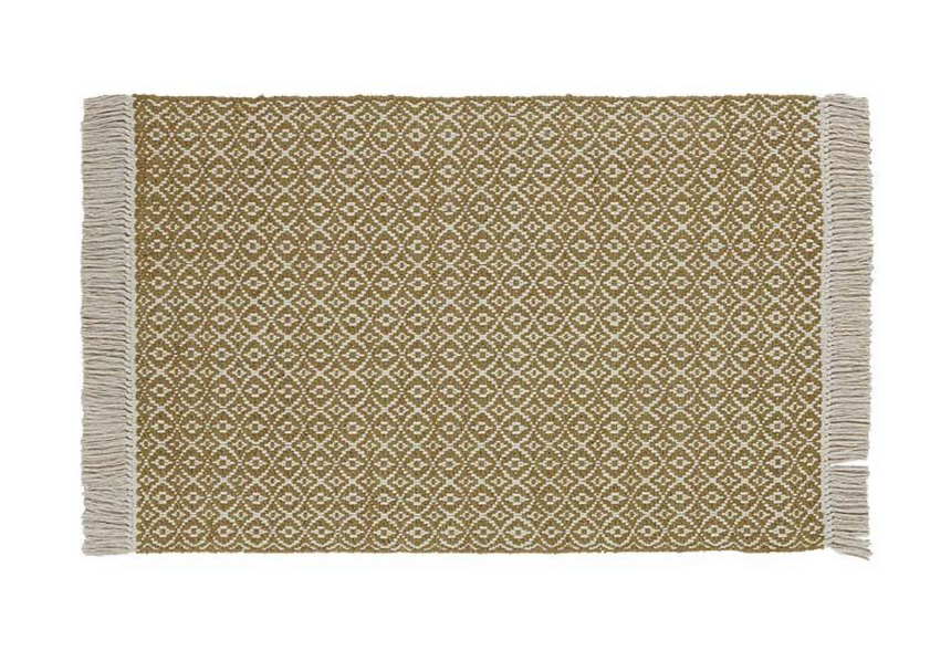 Walton & Co Grasmere Cotton Rug, Olive