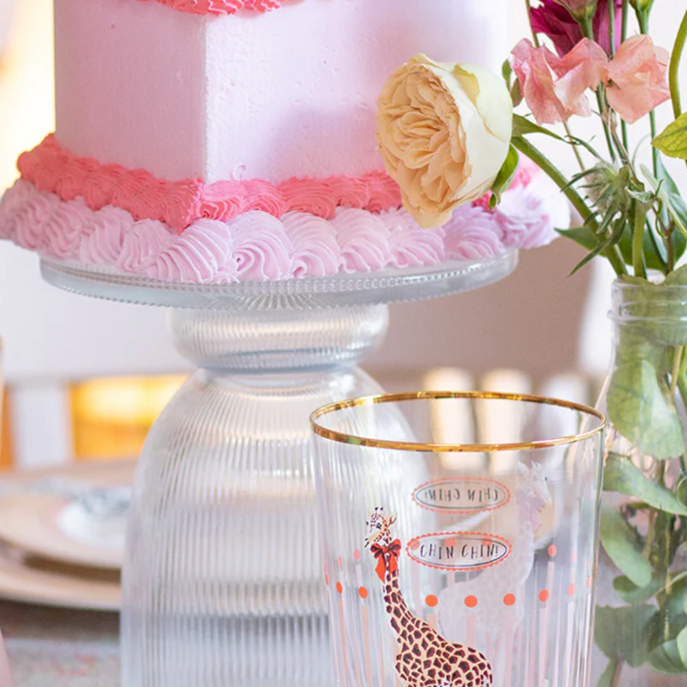 Yvonne Ellen Hi Ball Glass, Giraffe