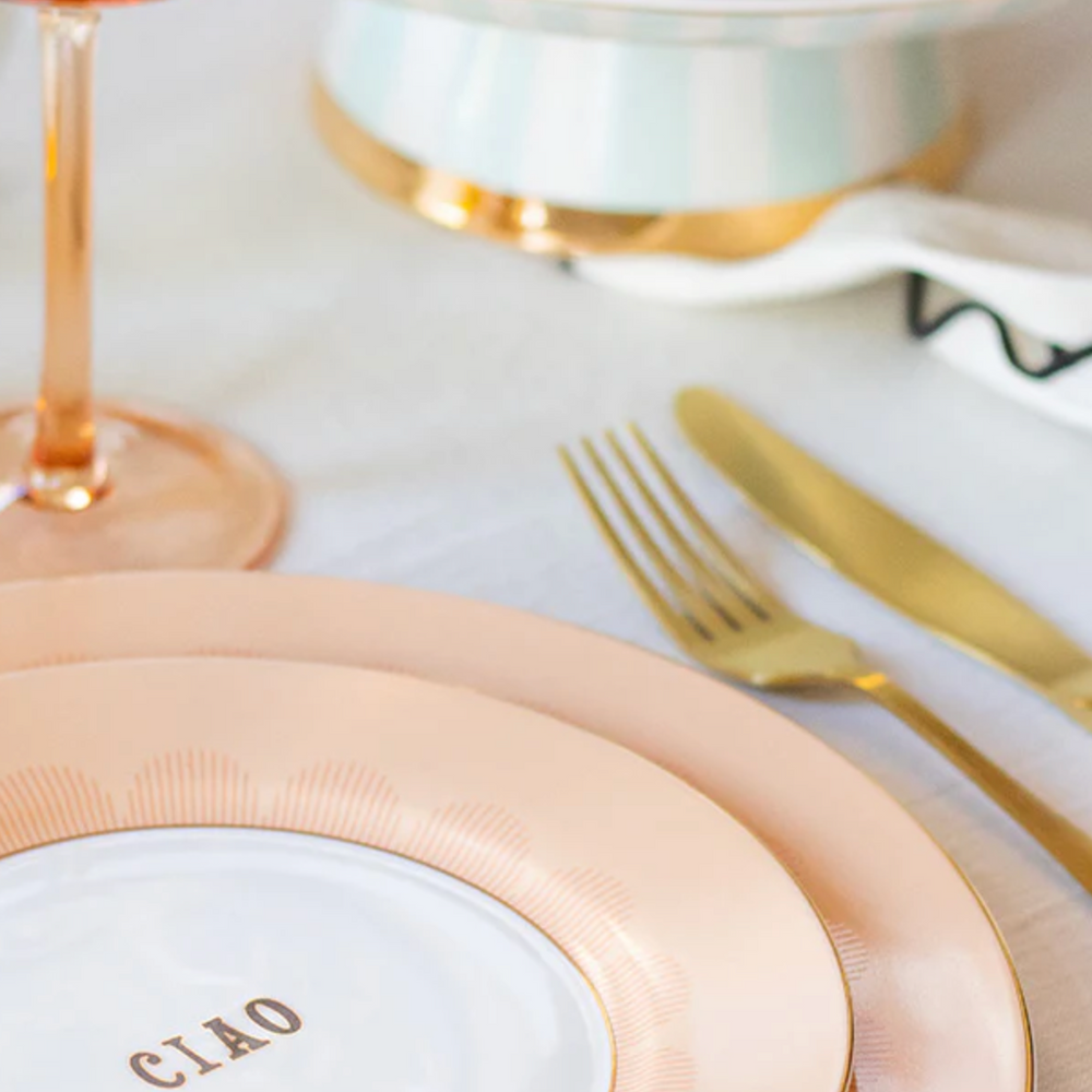 Yvonne Ellen Slogan Side Plates (Set Of 4)