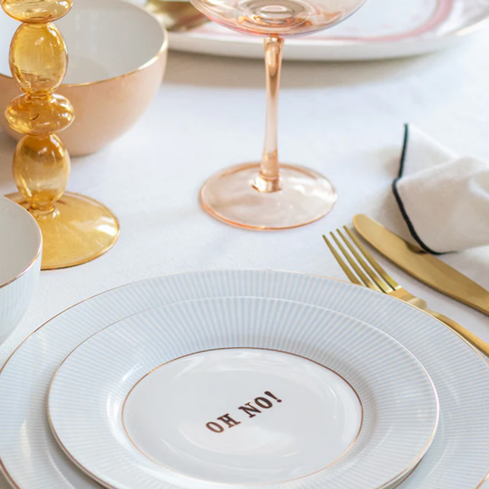 Yvonne Ellen Slogan Side Plates (Set Of 4)