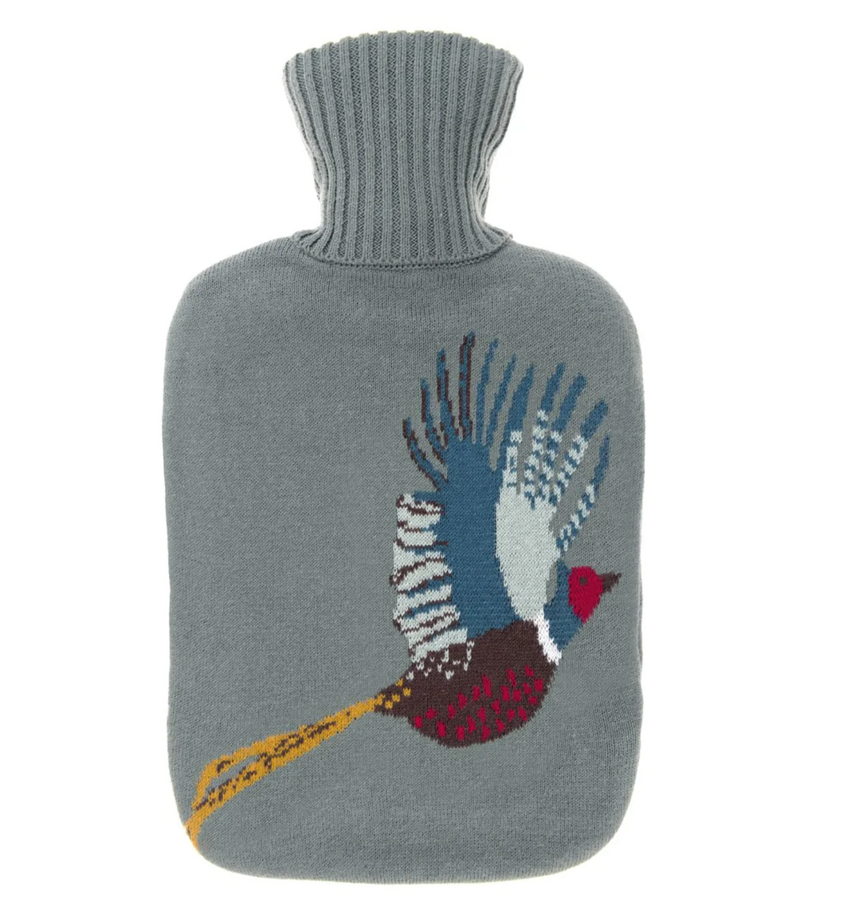 Sophie Allport Knitted Hot Water Bottle, Pheasant