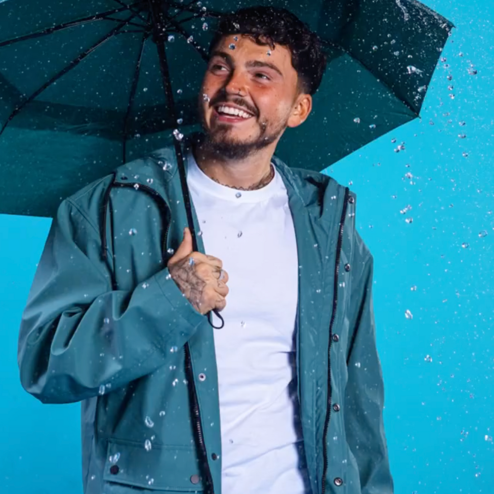 Roka London Waterloo Sustainable Umbrella, Midnight