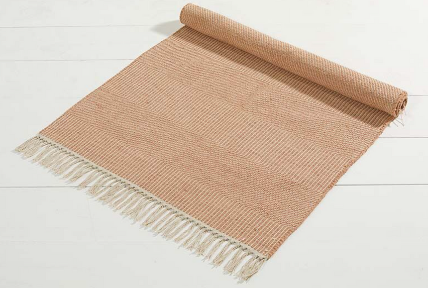 Walton & Co Stockholm Cotton Rug, Blush