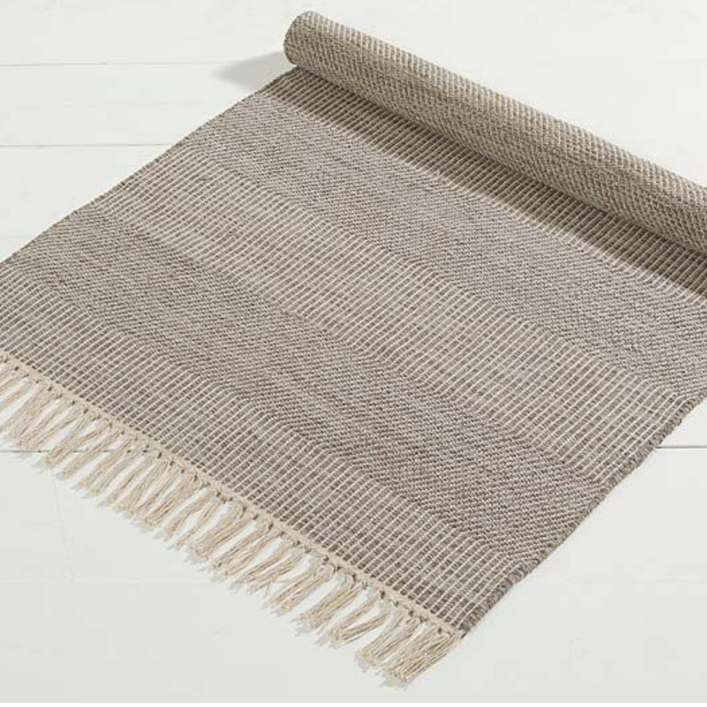 Walton & Co Stockholm Cotton Rug, Grey