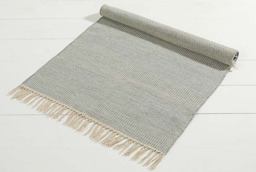 Walton & Co Stockholm Cotton Rug, Blue