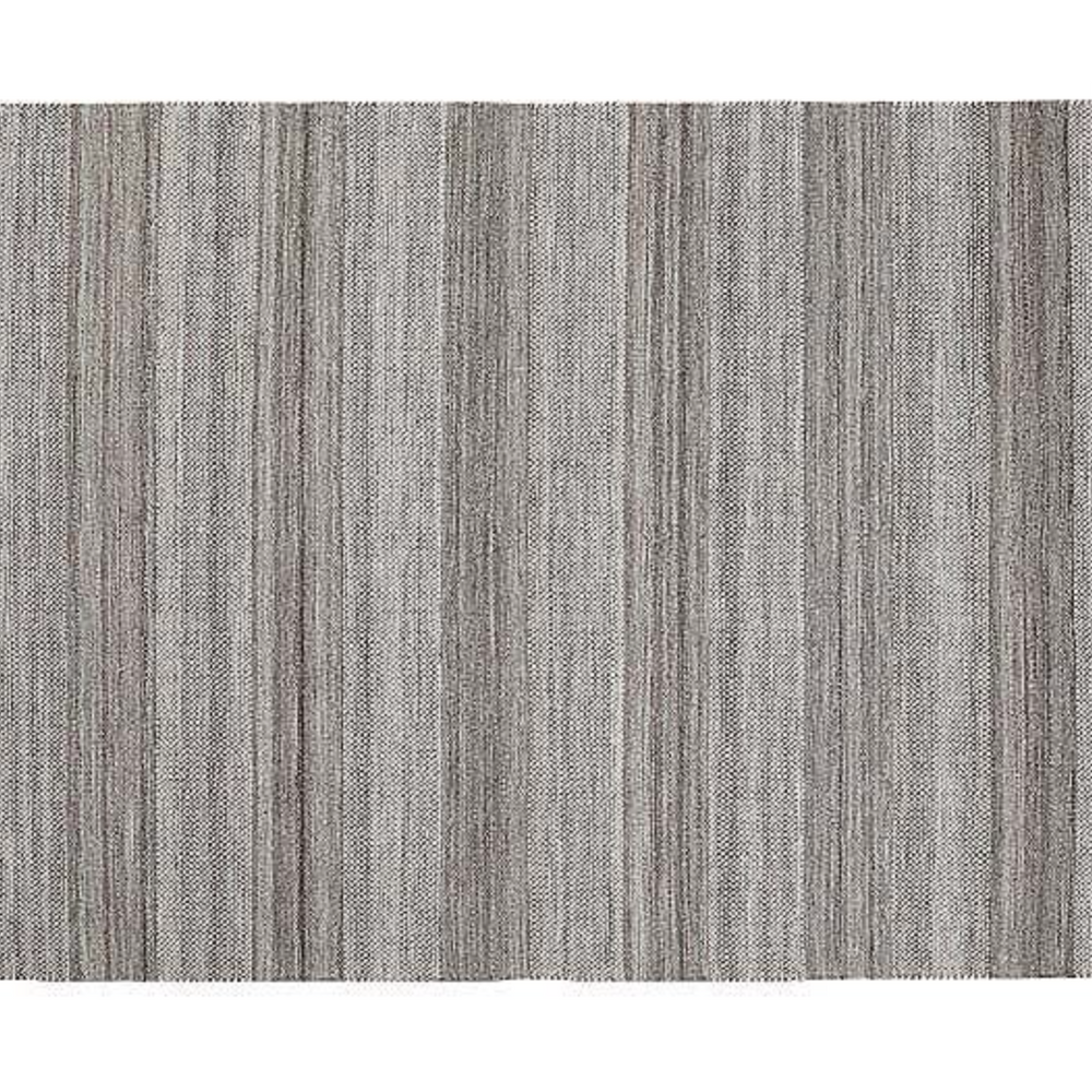 Walton & Co Chambray Stripe Rug, Driftwood