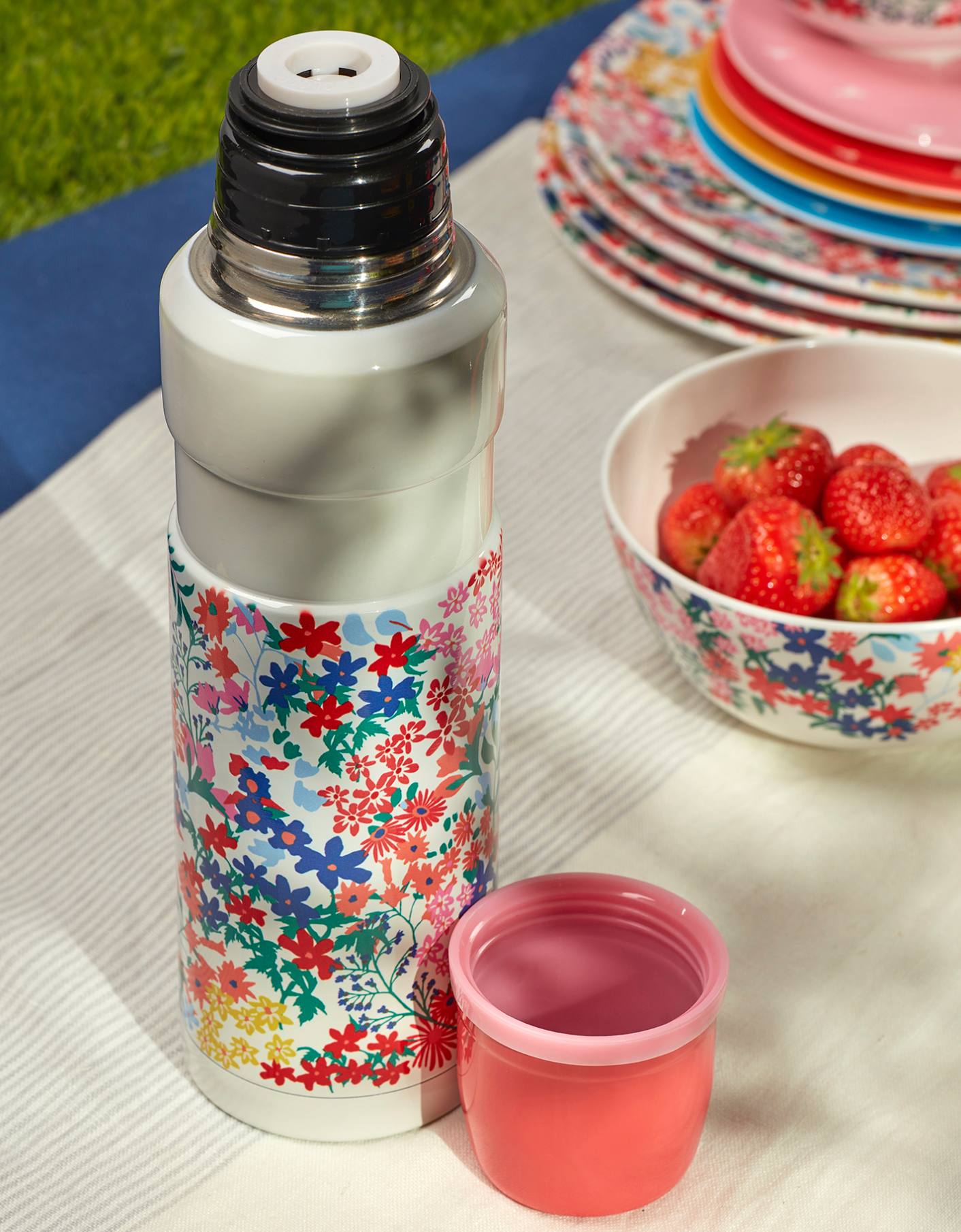 Joules Floral Thermal Flask