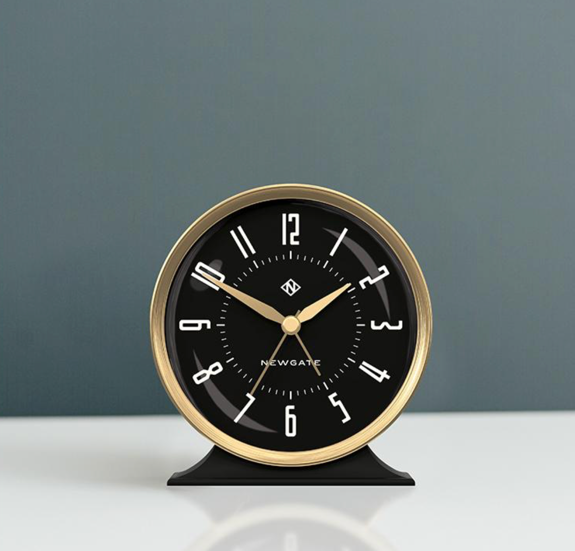 Newgate Hotel Alarm Clock, Black