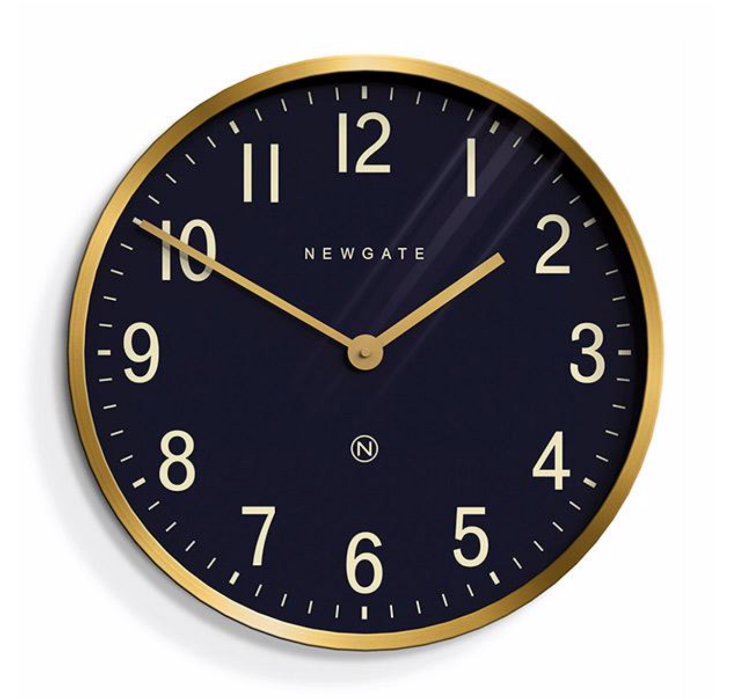 Newgate Mr Edward Wall Clock , Radial Brass