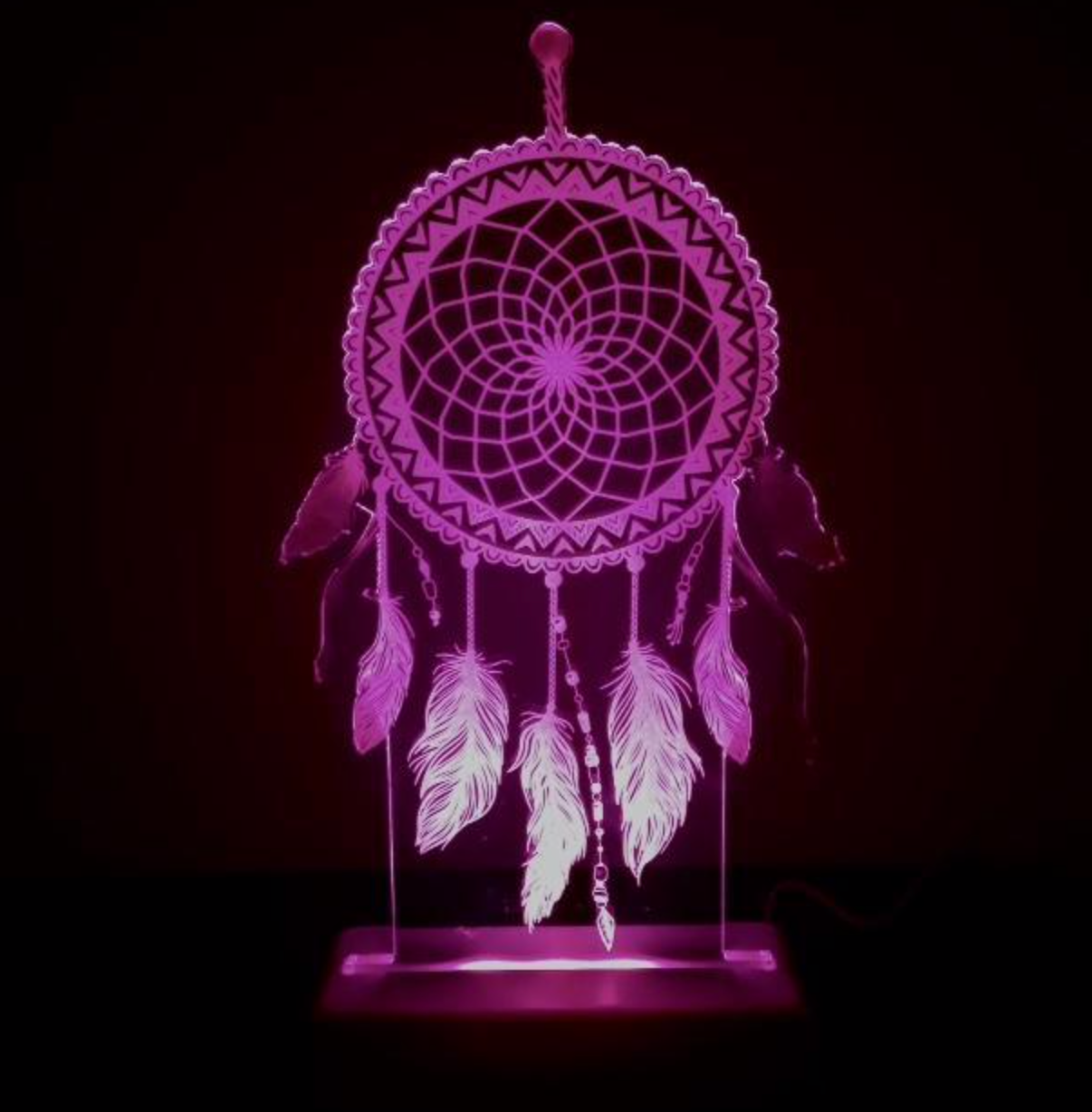 Colour Changing LED Night Light, Dream Catcher