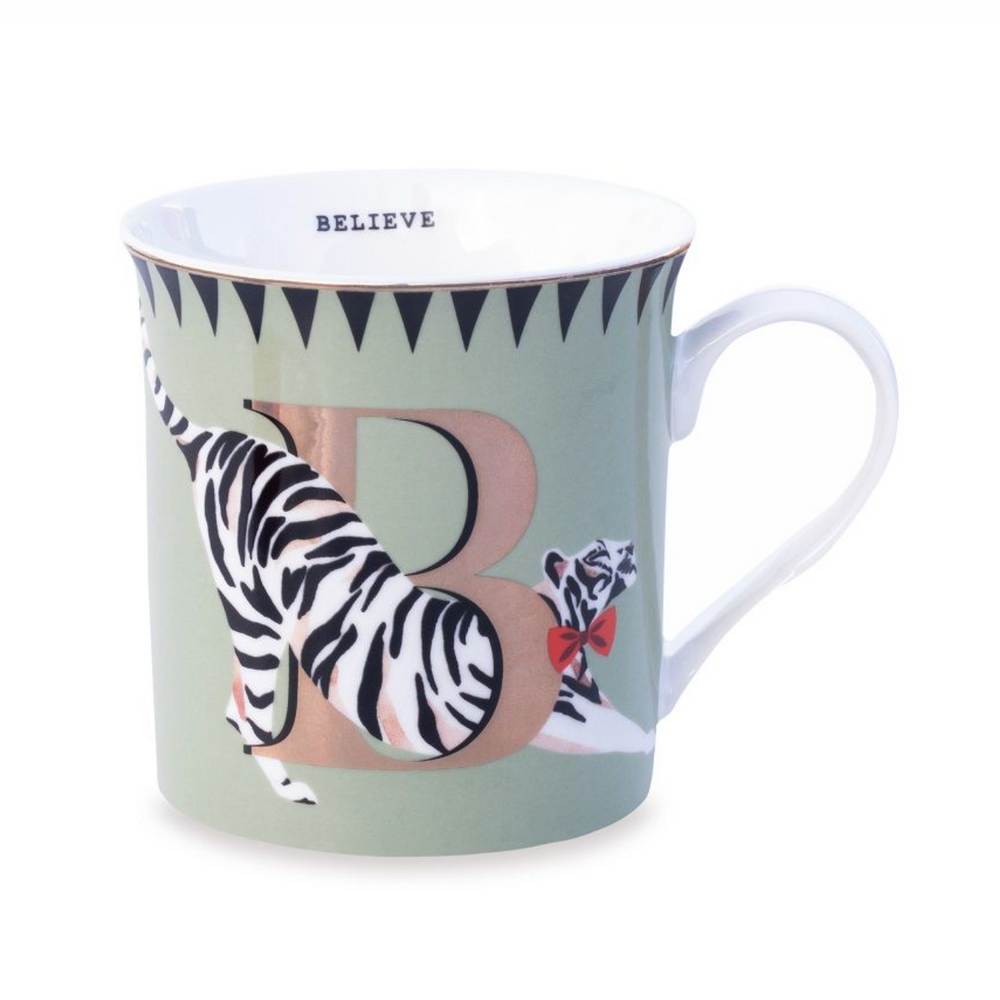 Yvonne Ellen Gold Edition Alphabet Mug Small