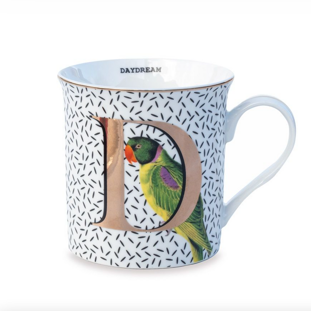 Yvonne Ellen Gold Edition Alphabet Mug Small