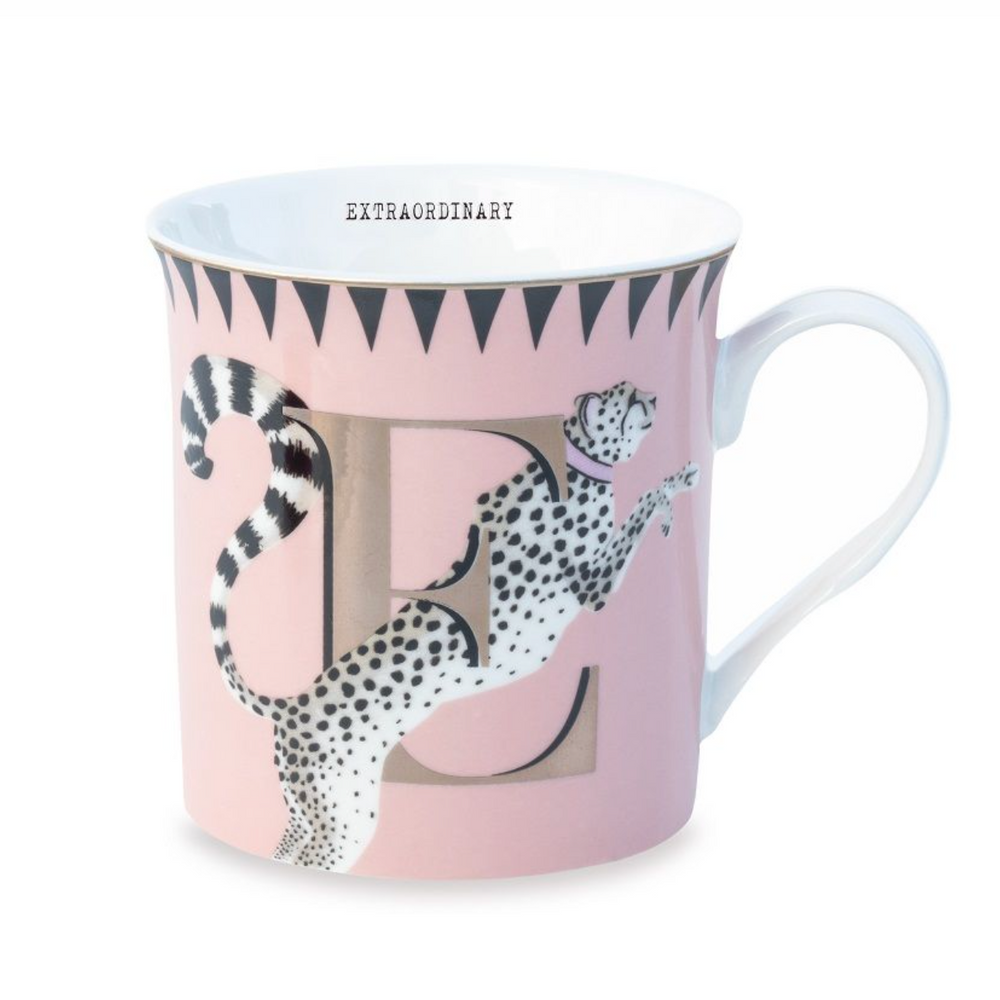 Yvonne Ellen Gold Edition Alphabet Mug Small
