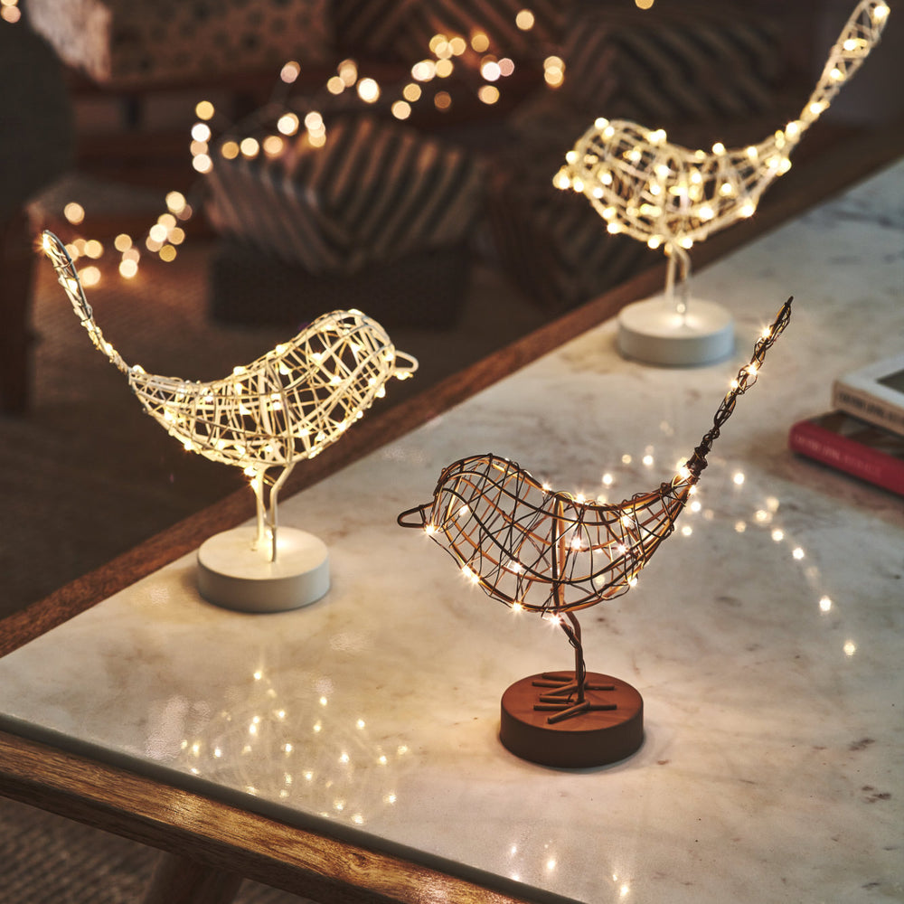 LED Table Top Robin Fairy Light (Battery Operated)