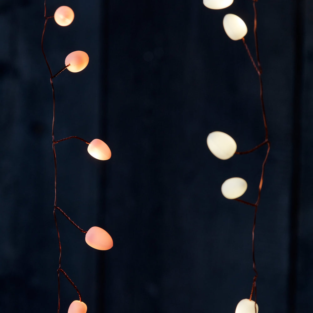 Tear drop Fairy Lights Opaque (Battery Operated)