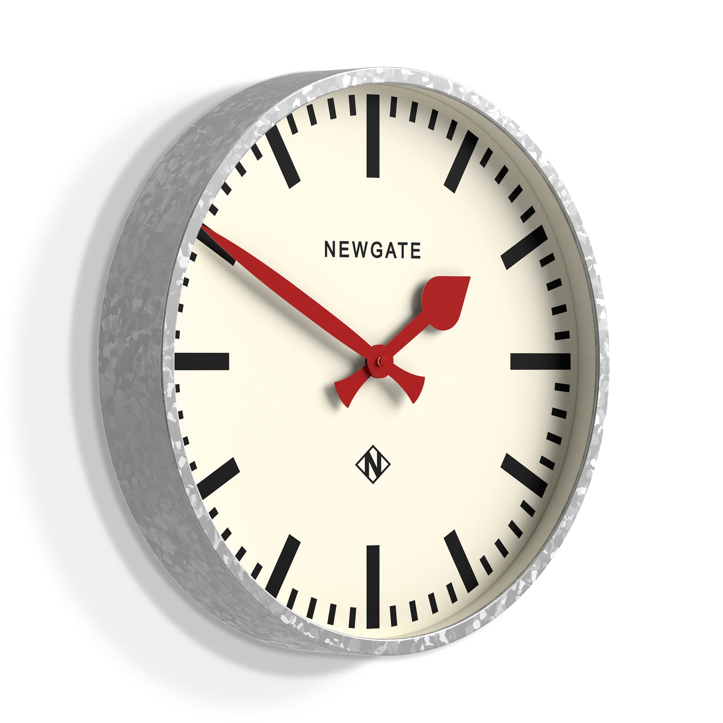 Newgate Universal Wall Clock, Galvanised