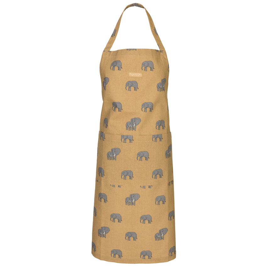 Sophie Allport Apron, Elephants