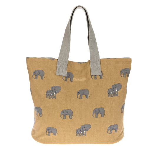 Sophie Allport canvas Everyday Tote Bag, Elephant