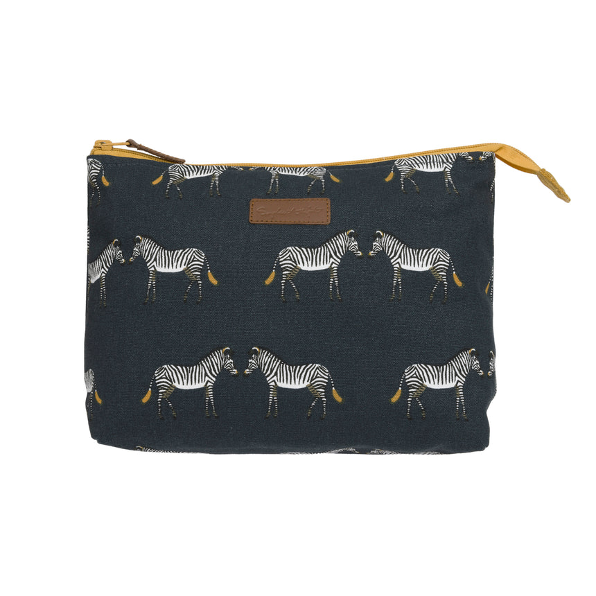 Sophie Allport Canvas Wash Bag Zebra