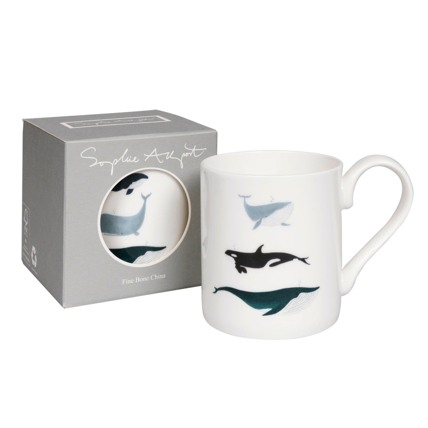 Sophie Allport  Large Mug, Whales Solo