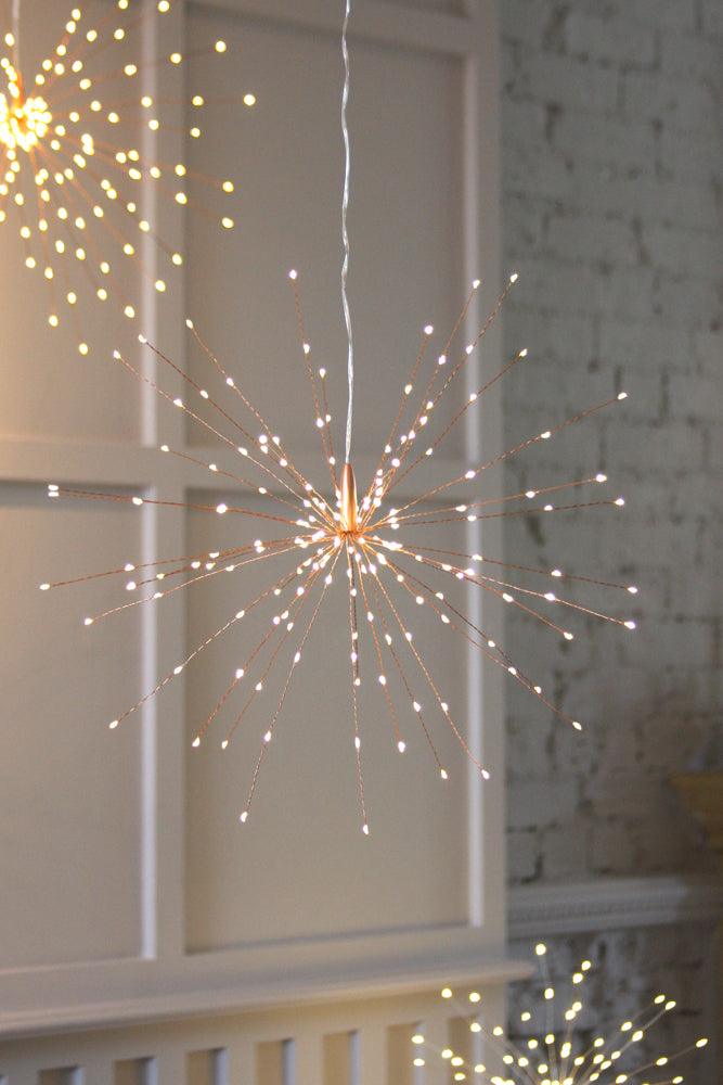 Copper starburst string deals lights