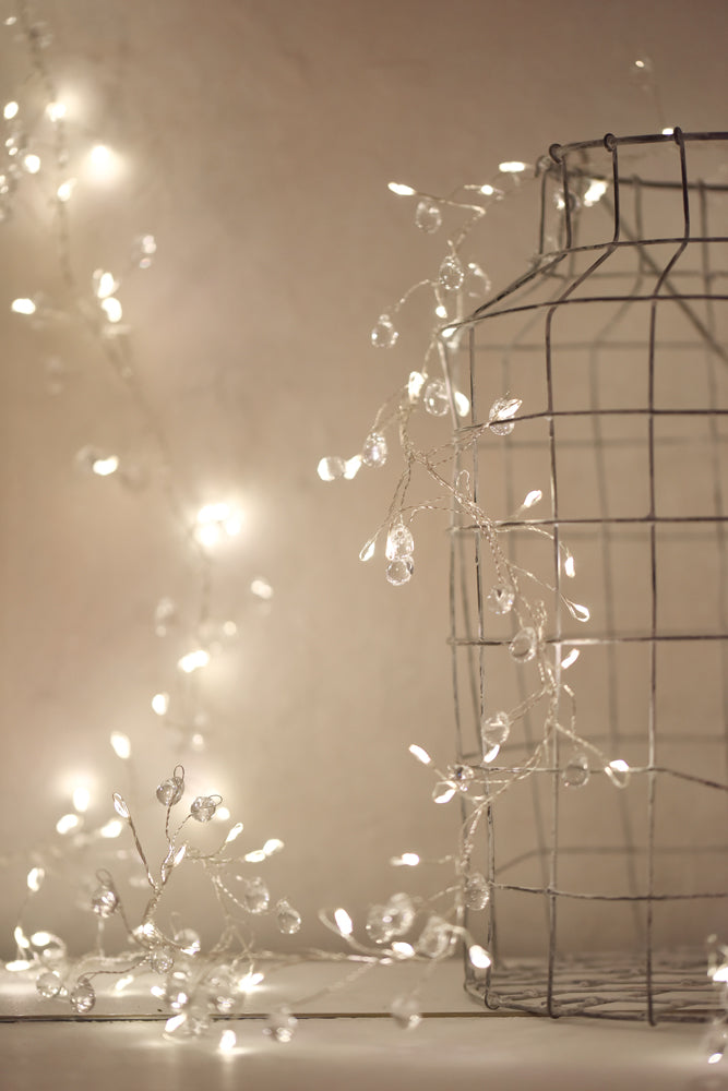 Crystal Cluster LED  Fairy Lights (Mains Powered)