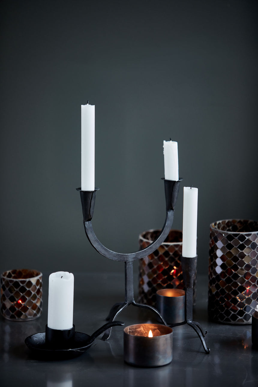 House Doctor Brownie Glass Votive