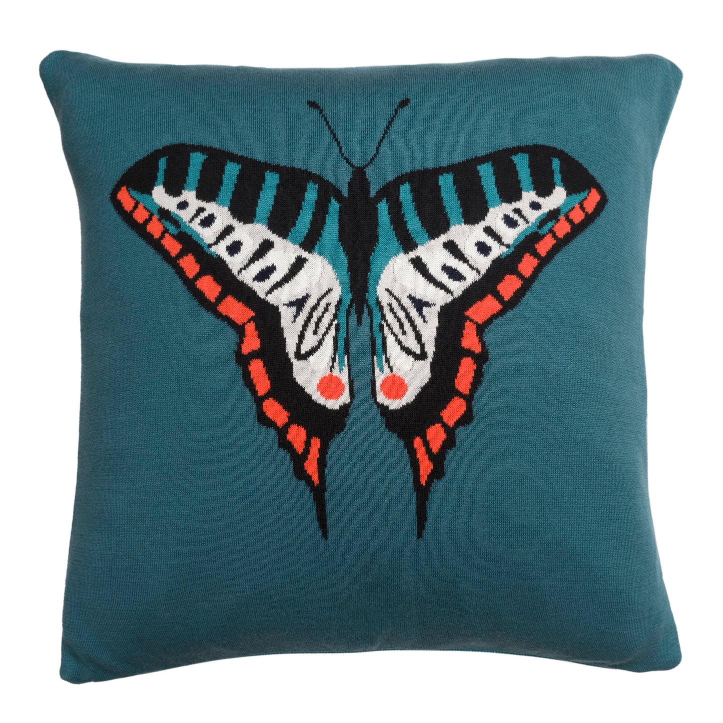 Sophie Allport Knitted Cushion Butterfly