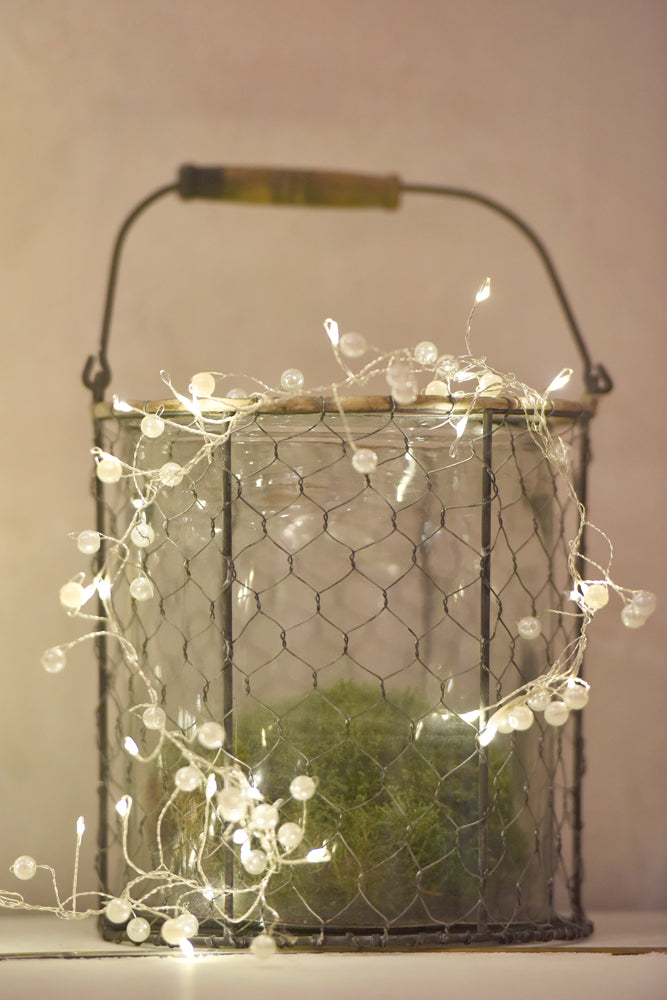 Pearl Cluster LED Fairy Lights ( Mains Powered)