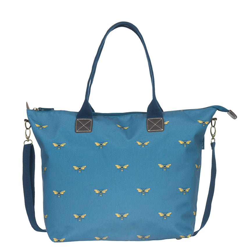 Sophie Allport Oundle Tote Bag, Bees Teal