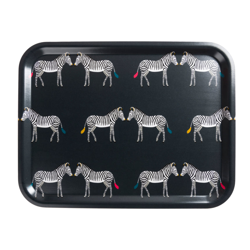 Sophie Allport Serving Tray Zebra, Large