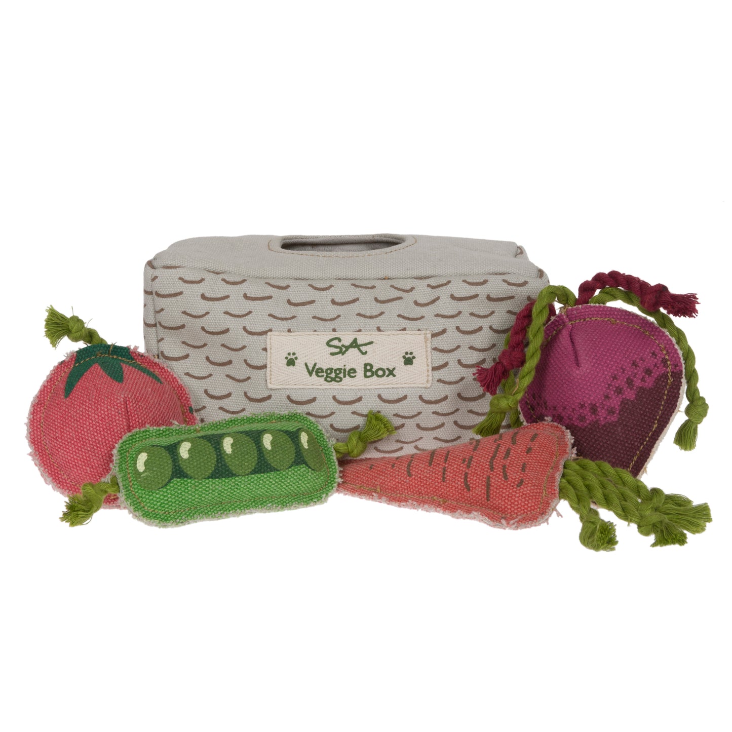 Sophie Allport Dog Toy, Veggie Box