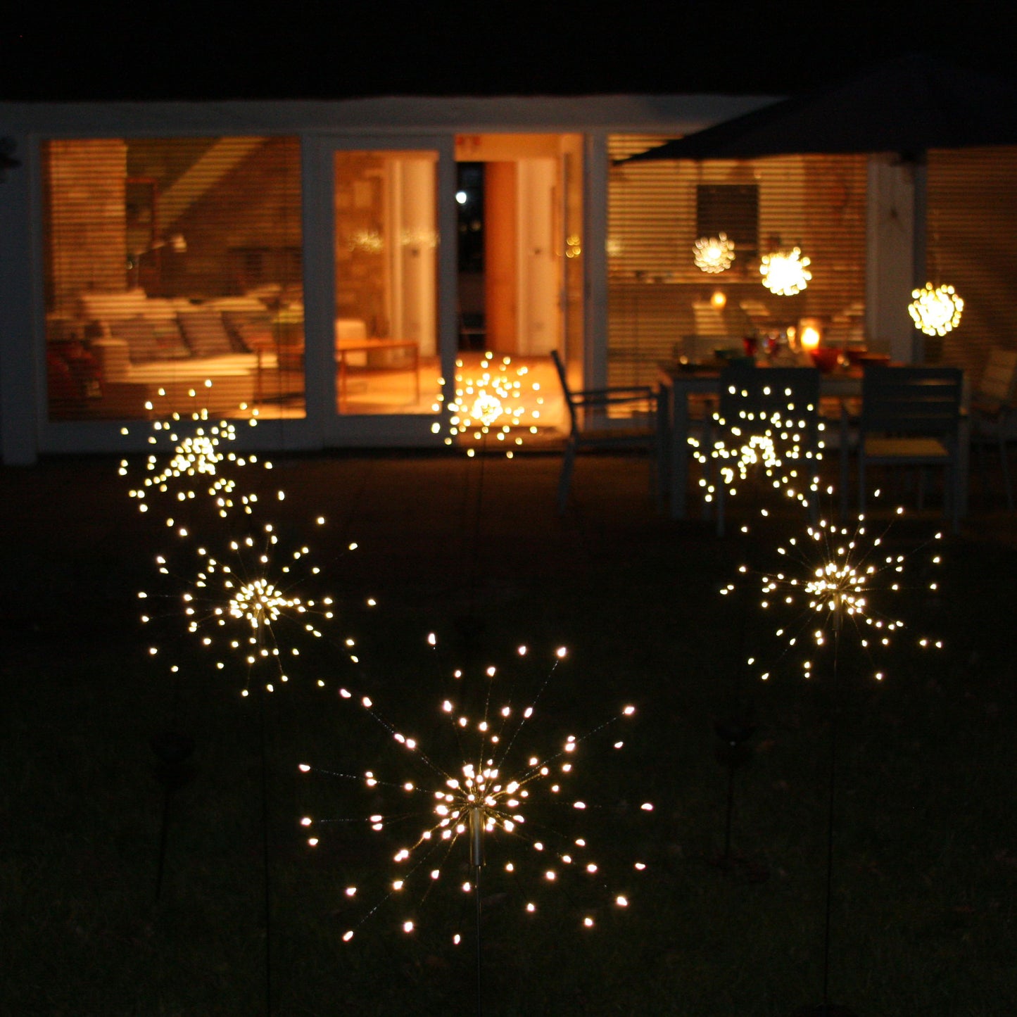 Solar powered Starburst LED Light