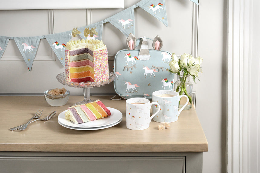 Sophie Allport Large Mug, Unicorn Soft Blue
